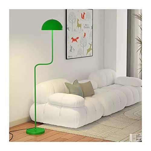 Lámpara de pie verde jade vertical con diseño de atmósfera creativa 6