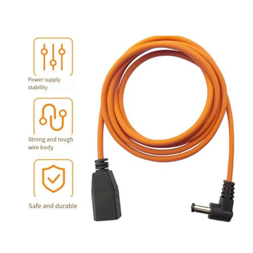 Cable DC5521 de silicona para batería de gafas FPV con conector macho 5