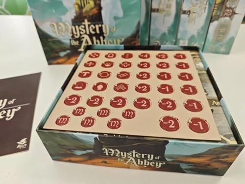 Mystère de l'abbaye précommande jeu de société enquête médiévale