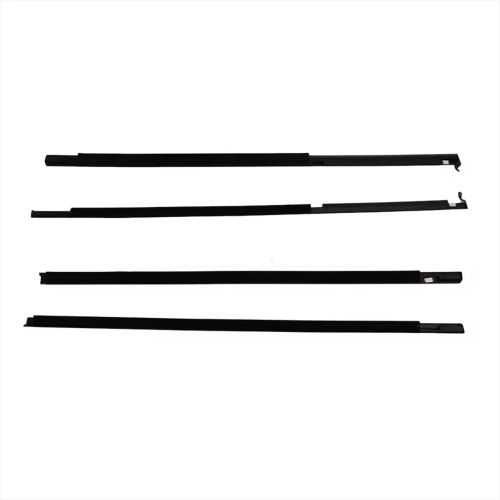 Pbqenxb 2013-18 Black For Mitsubishi For Pajero For Montero V73 V93 V97 2000-2016 Window Glass Weatherstrip Side Door Outer Moulding Trim Sealing Belt Outer Window Weatherstrip(2013-18 Black)