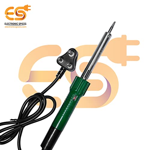 Image of Electronic Spices 100w Heavy-duty Soldering Iron with Electric Iron &Tip Pencil Point Type Nozzle Indicator Light Pvc Wire and Copper Tip (pack of 1 pcs)
