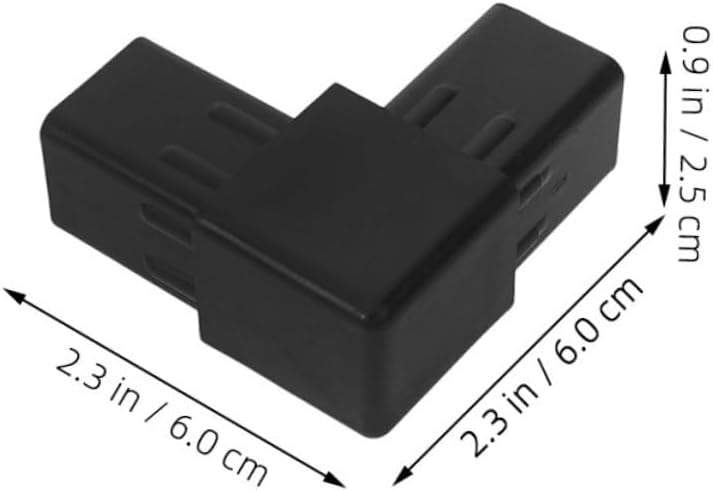 ORFOFE 8pcs Square Tubing Fittings for Air Conditioning Frames Square Tube Connector Joint Clamps for Stable Support and Versatile Installations Various Applications
