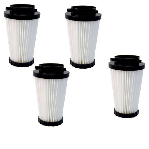HQRP HEPA Filter 4-Pack Replacement Compatible with Dirt Devil F2 470880 084650 3-SFA115-00X 3SFA115-00X 3SFA11500X Dynamite Quick Vac Flip Stick Power Stick Power Reach Power Stick Vac Vacuum Cleaner
