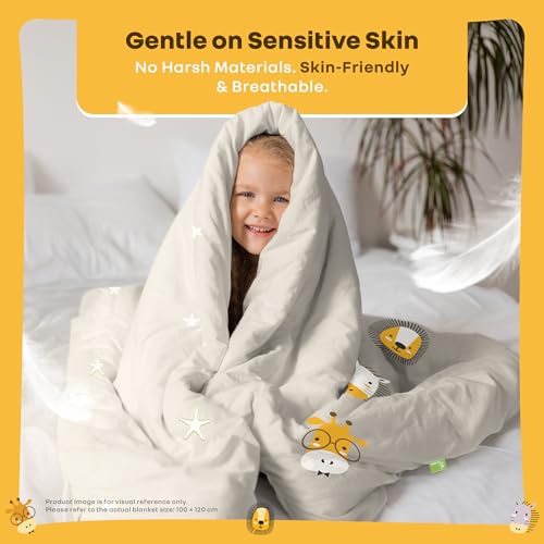 Image of R for Rabbit Softkins Comforter Natural Cotton Baby Reversible Comforter Blanket Quilt Soft & Breathable Lightweight Machine Washable, 100 X 120 cms, 0+ Months for Kids Newborn Babies (Safari Beige)