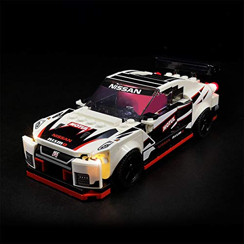Modified LED Lighting kit for LEGO GT-R NISMO 76896 (LED Included Only)