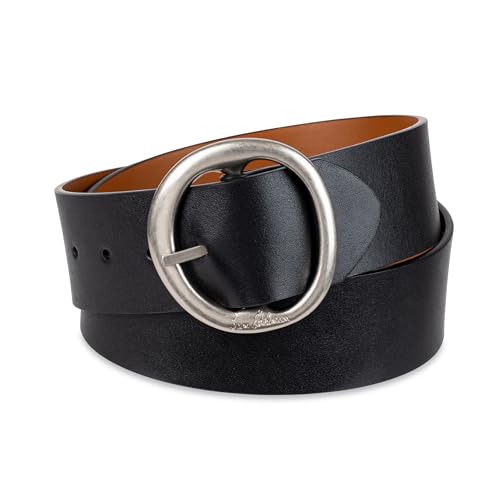 Sam Edelman Women's Two-in-One Reversible Center Bar Buckle Belt, Black Centerbar, Small