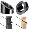30 Pack 5/16" ID 316L Stainless Steel Black Angle Washers, 30 Beveled Washers for Cable Railing Kit, Fit 1/8" Cable Railing Hardware, Angled Stair for Wood/Metal Posts, AW8