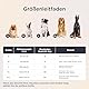 BEDSURE orthopädisches Hundekissen kleine Hunde - 61x41x8cm waschbares Hundebett mit 2 in 1 Memoryschaum, kuscheliges Hundematte Hundematratze, dunkelgrau