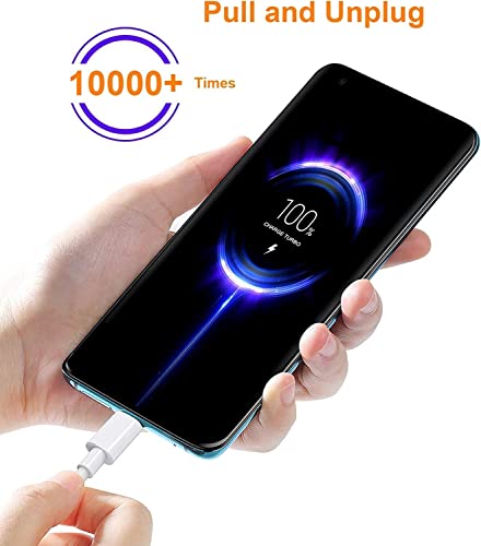 Image of Realme 100W USB Type-C SuperVOOC Charging Cable Compatible With Realme 12 /12 Pro Plus /11 Pro /10 Pro+ /9 /8 /7 /Narzo 60 Pro /50 /30 /20 /C21 /C25 65W And 33W SuperDart Charger, White