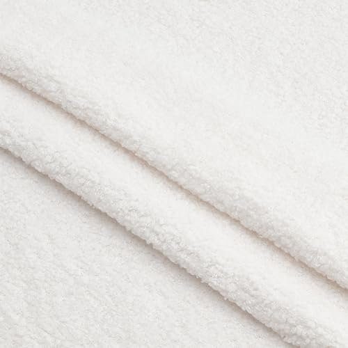 FINGERINSPIRE Tela de peluche de 0,9 m para juguetes de peluche, 160 cm de ancho, tela de felpa de poliéster con pequeños rizos por el patio para proyectos de costura, abrigos de felpa, mantas