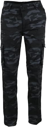 Erkek Kargo Cepli Askeri Kamuflaj Pantolon RAR01432