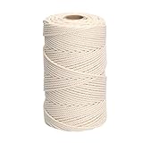 Die Kordel ist für alle Makramee Projekte wie Blumenampeln, Wandbehang, Teppichen, Armbändern, Traumfängern, uvm. geeignet.
