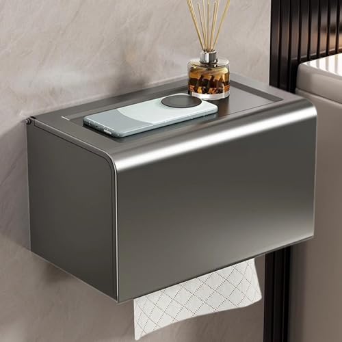 Portarrollos de higiene en aluminio inoxidable con acabado elegante para pared 4