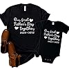 Matching First Fathers Day Shirts, Our First Fathers Day Outfit for Dad and Baby, 1st Father’s Day Father Son Matching…