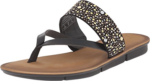 Skechers Cali Women's Indulge 2 Flip Flop,Black Gem,8 M US