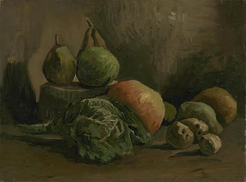 Affiches et gravures peinture moderne fruits légumes Van Gogh toile salon 60x90