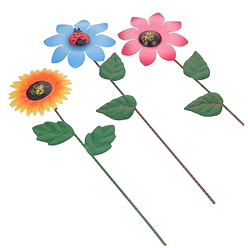 Toyvian 1 Set Decorazioni Da in Set Decorative Per Vasi E Aiuole Rosa Arredamento Esterno Resistente E Pratico Per Vivacizzare 3 Pezzi