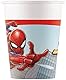 Procos 93864 - Becher Spiderman Crime Fighter, 200 ml, 8 Stück, FSC, Einwegbecher, Pappbecher, Geburtstag, Mottoparty