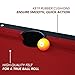 Hathaway Spartan 6 Ft Pool Table, with Ping Pong Multi Game Combo Tables for Family Recreation Game Rooms - Includes Billiard Balls, Cues, Paddles, Brush & More