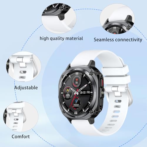 Correa de silicona para reloj inteligente Kimeag S81 y S90 miniatura 2