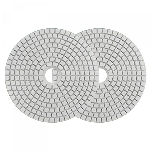 Image of uxcell Diamond Polishing Pad 5-Inch 1000 Grits Wet /Dry Grinding for Stone Concrete Marble Countertop Floor 2pcs