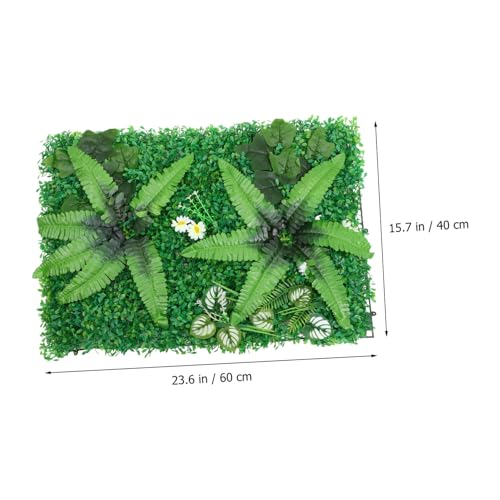 Panneau de verdure réaliste intérieur extérieur avec décor de mur résistant - 4