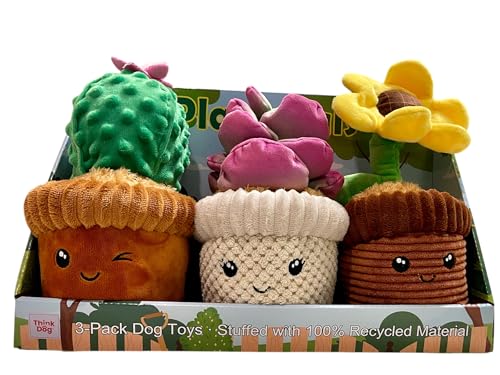 3-Pack de Juguetes de Peluche para Perros