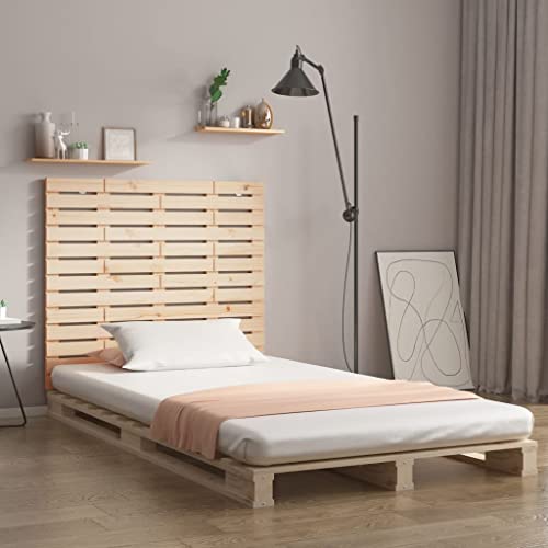 Cabecero de pared de madera maciza de pino de 146 cm para proteger la pared de manchas y roces 2