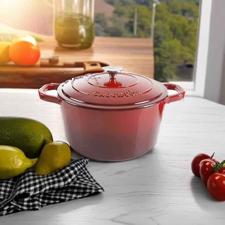Amazon.co.jp: Crock Pot 職人による鋳鉄ほうろう ダッチ