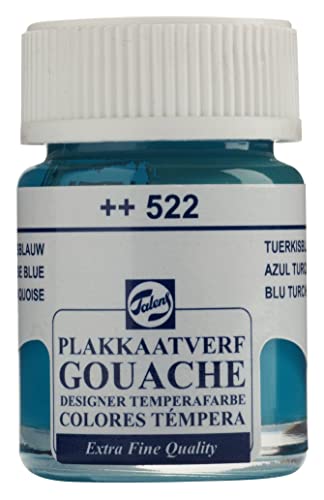 Guache Talens Extra Fine Profissional 16 ml 522 Turquoise Blue