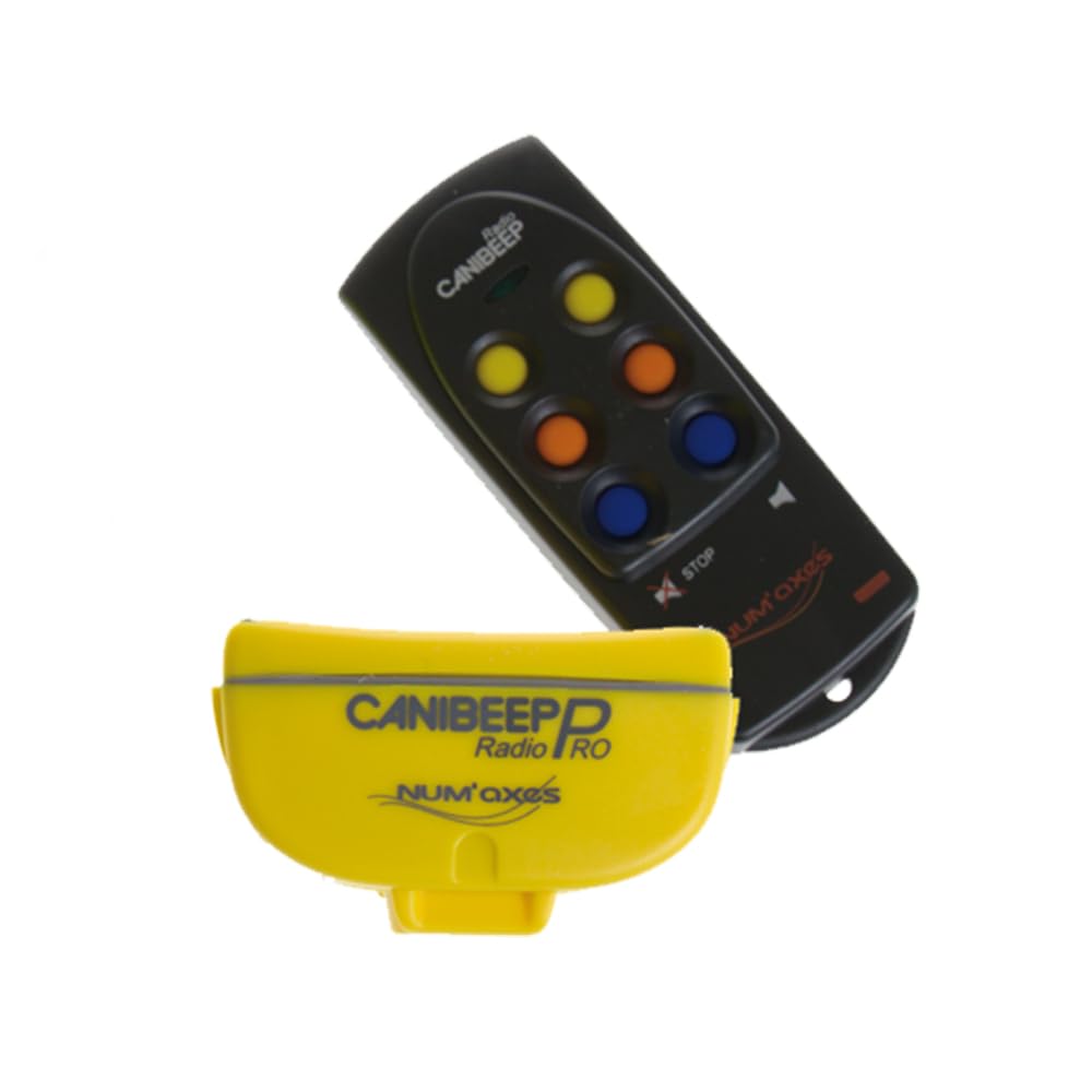 Canibeep Radio Pro - Telecomando + Collare Localizzazione Acustica per Caccia - Portata 300 m - 12 Programmazioni - 3 Modalità di Funzionamento - Regolazioni Personalizzate - Impermeabile