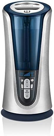 HoMedics Humidifiers for Large Room. Cool and Wam Mist, Ultrasonic Tower Humidifier for Bedroom, Home, Office, Nurdery or Plants. 1.5 Gallons. LCD Screen. 65 Hour Run Time. Clean Tank Technology