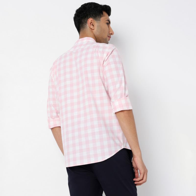 Image of Mens Striped Slim Fit Cotton Casual Shirt | Full Sleeves Mens Shirts | Stylish Shirt for Men