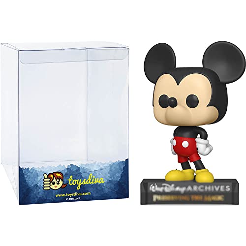 En Oferta M I C K E Y Mouse: P O P ! Vinyl Figurine Bundle With 1 Compatible 'Toysdiva' Graphic Protector (801-49893 - B)