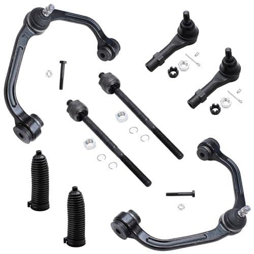 Image of Detroit Axle - 8pc Front Upper Control Arms Tie Rods Kit Replacement for Ford Ranger Mazda B2300 B2500 B3000