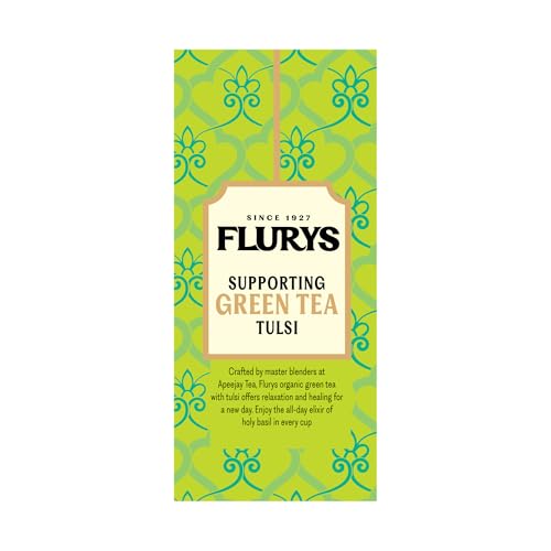 Ty-phoo Flurys Supporting Organic Green Tulsi 25 Tea Bags ,45 Grams - Image 4 thumbnail