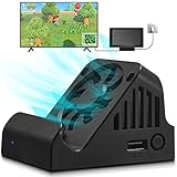 Switch Dock, TV Projection Charging Dock for Switch, Cooling Fan Compact 4K HDMI Adapter, Portable...