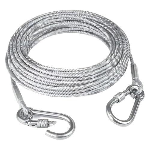 Corde à linge coupe-vent et portable en acier inoxydable pour un séchage stable