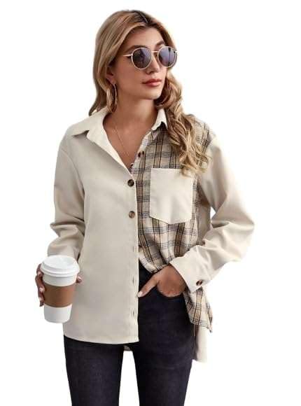 Women's Stylish Regular wear Cotton Printed Collared Neck | Long Sleeve Shirt Suitable for Function High Energy Front Botton | Long Shirt for Women