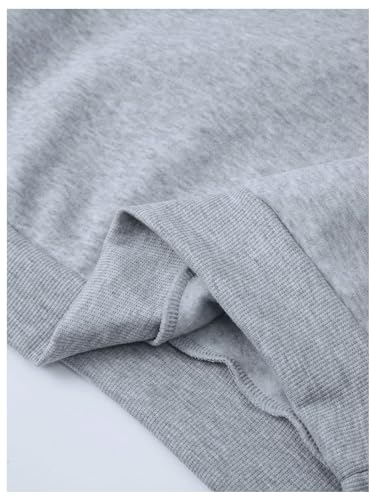 Gorglitter Men'S American Flag Print Hoodie Hooded Sweatshirts Causal Long Sleeve Drawstring Pullover Tops Light Grey Large thumb #4