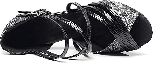 Chaussures de danse légères semelle souple et double boucle de maintien