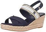 der Schnallenverschluss auf der Rückseite passt die Hilfiger Sandalen perfekt an Ihren Fuß an