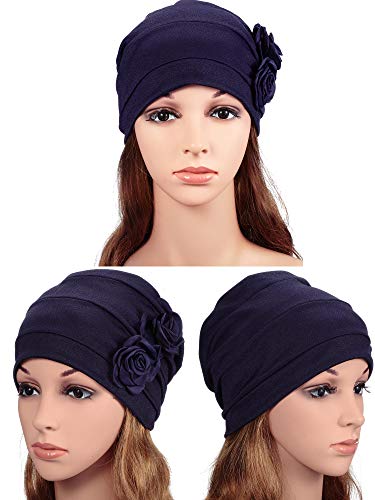Image of SATINIOR 6 Pack Head Wraps Turbans for Women Flower