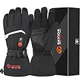 SAVIOR HEAT Heated Gloves Electric Rechargeable Battery Men Women 7.4V Heating Gloves Winter Ski Motorcycle Work Snowboarding Hunting Hiking Camping Walking