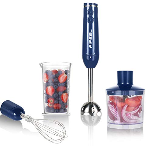 Hand Blender - 500 Watt 4 in 1 Immersion Electric Stick Blender Set