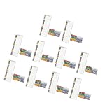 10 x robuste Aufkleber für Schaltschrank-Aufkleber, wetterbeständig, selbstklebend, PVC, für Fabrik, wasserdichte Schalttafel-Marker