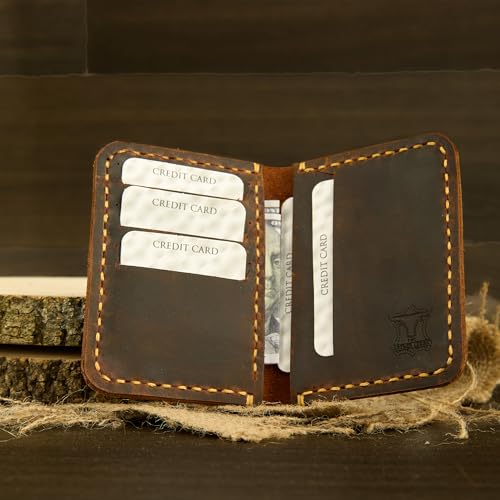 Handmade, Leather Card Wallet, Minimalist Leather Wallet, Bifold Wallet, Front Pocket Wallet, Handmade Leather Card Holder, Leather Wallet for Men, Slim Wallet, Card Wallet3