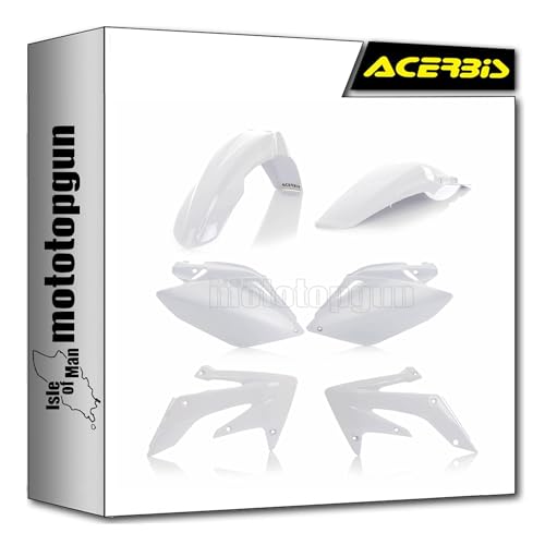 Cache carénage blanc Acerbis pour remplacer un plastique cassé de Honda CRF 250 R