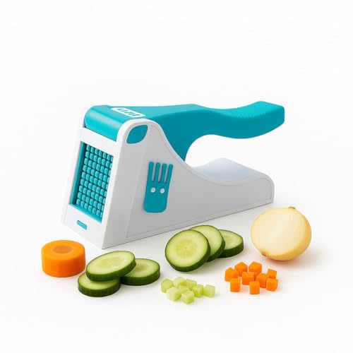 Image of French Fry Chipser - Heavy-Duty Vegetable Chopper & Cutter for Kitchen | Unbreakable Body with Stainless Steel Blades | Potato, Onion, Carrot, Salad & - Multipurpose Kitchen Tool