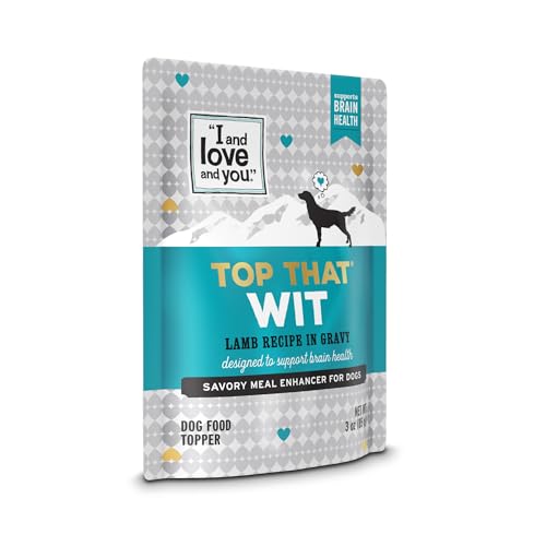 Image of I AND LOVE AND YOU Wet Dog Food Toppers - Top that Wit Lamb Recipe in Gravy, Filler Free, Meal Enhancer Topper, 3oz 12pk